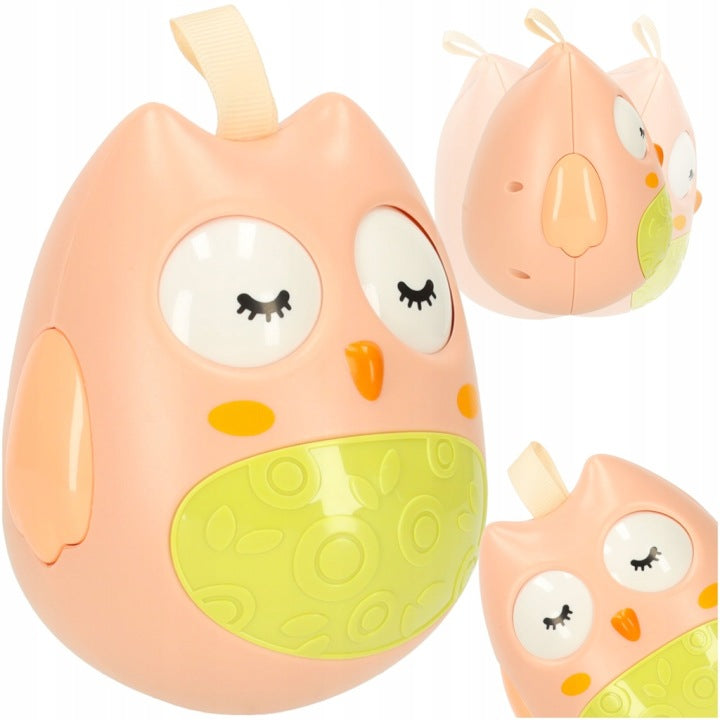 OWL WAŃKA WSTAŃKA SENSORY KIWAJKA EDUCATIONAL toy for children rings Manufacturer code zabawka dla dziecka dzieci na prezent święta