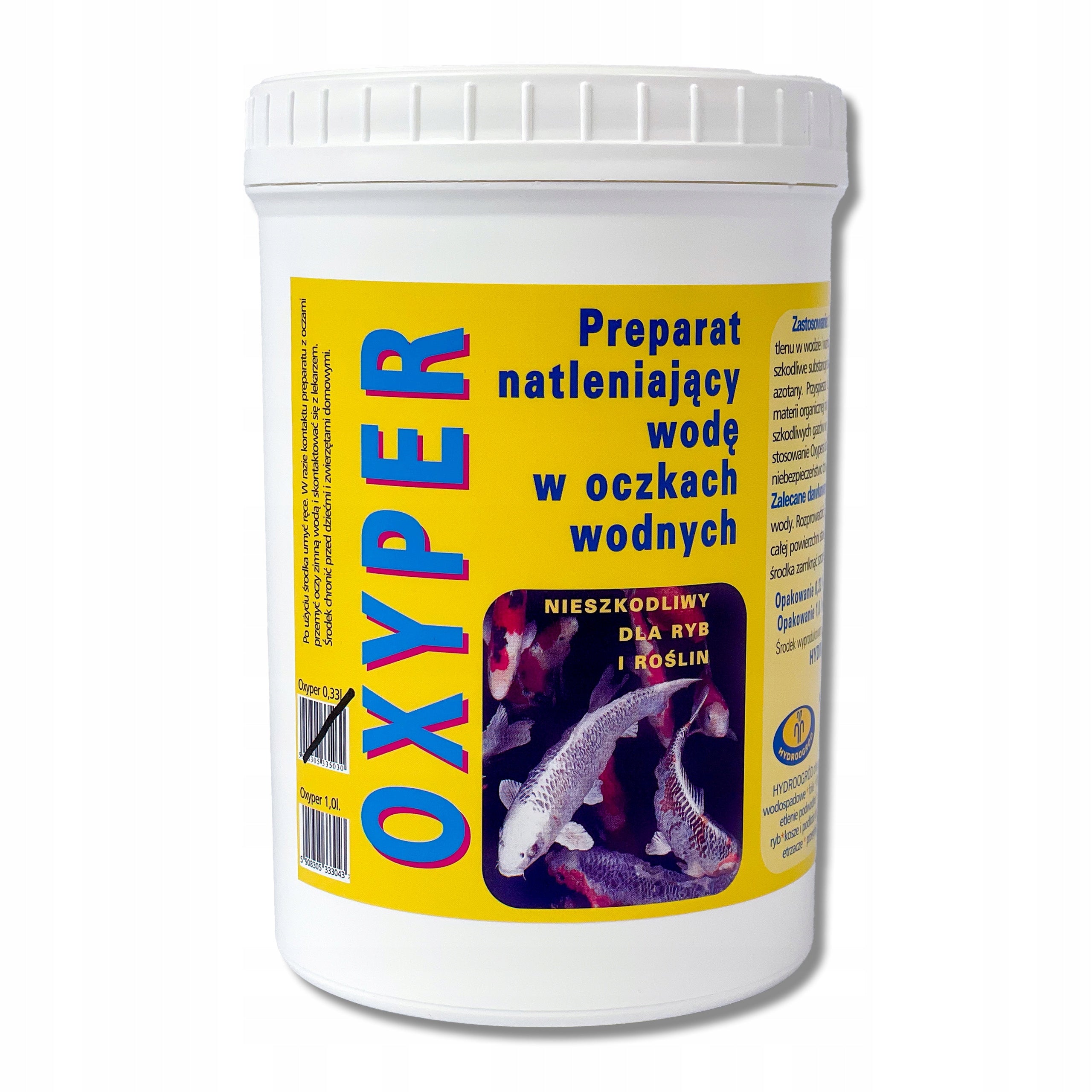 OXYPER AGENT WATER OXYGENATION PREPARATION IN POND 1L per 33000L of water