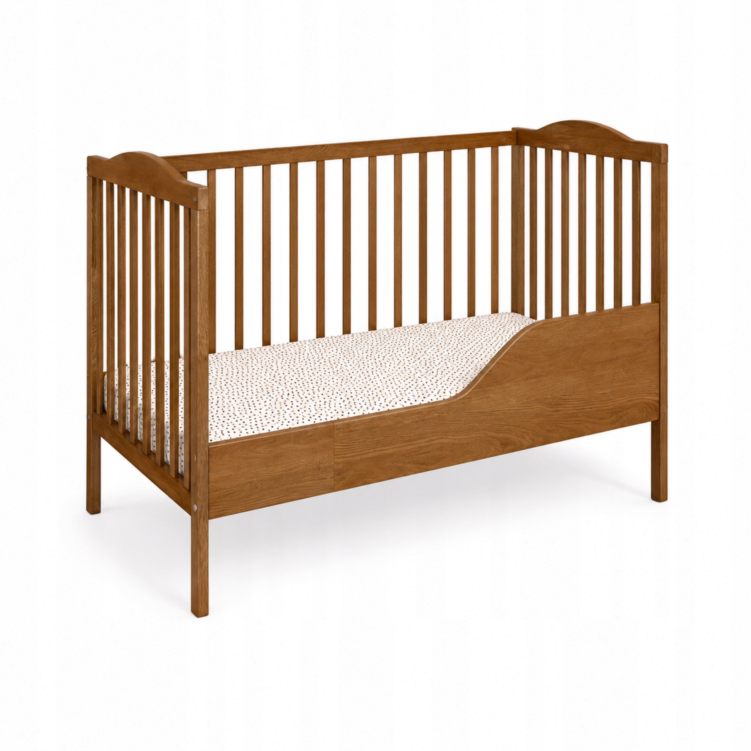 Oak Baby Crib with Pull-out Rungs + Sofa 120x60 cm Nubi Packaging status original