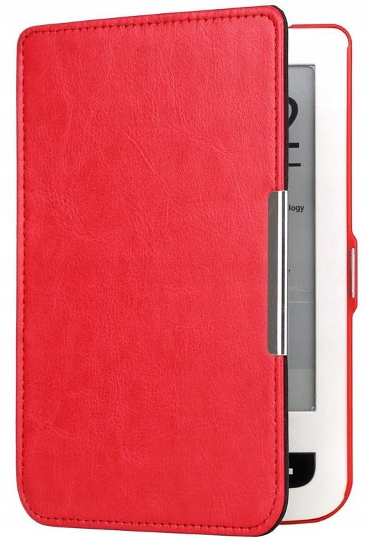 Obal Pocketbook 614 / 615 / 624 / 625 / 626 - Durable Lock, červené, magnet