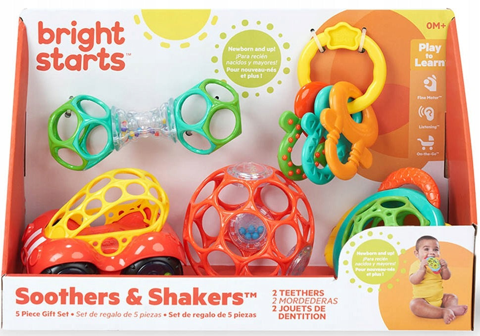 Oball 66776 Set of 5 el. Soothers & Shakers