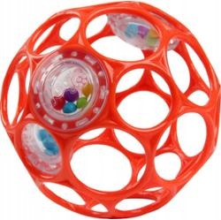 Oball rattle teether orange ball