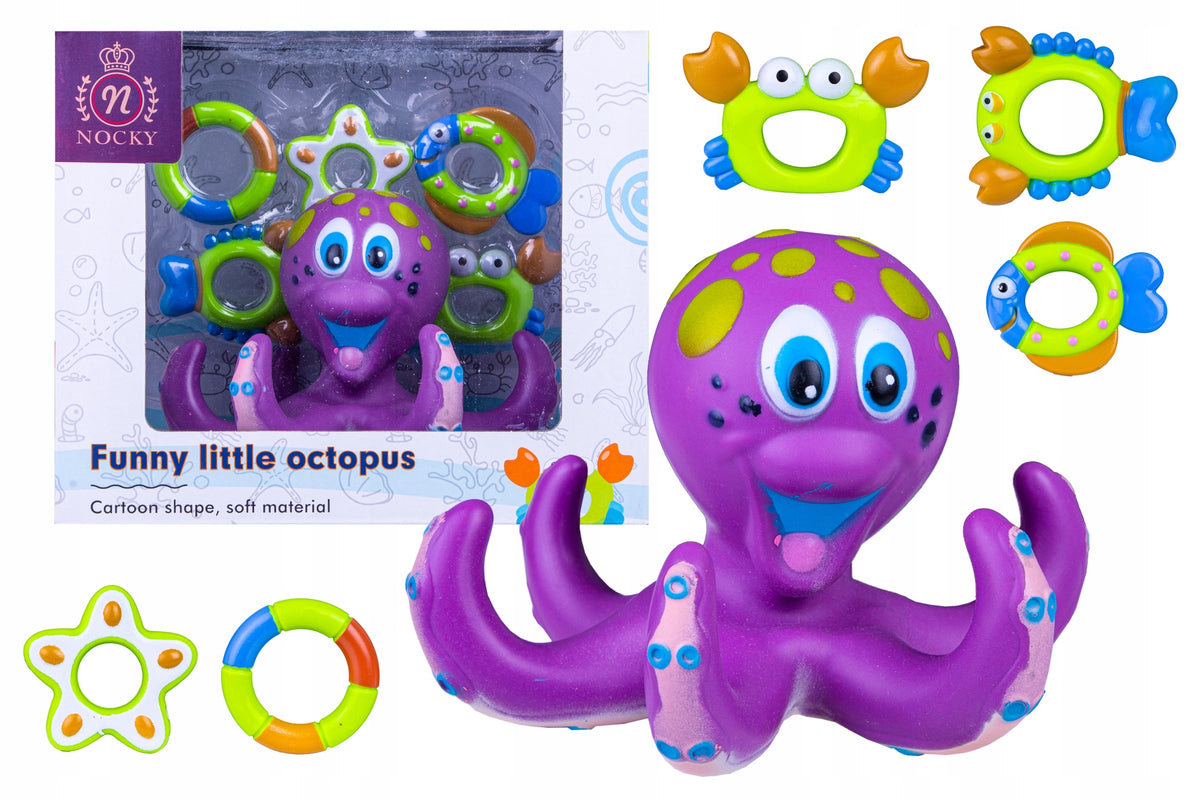 Octopus Bath Toy Water + Accessories