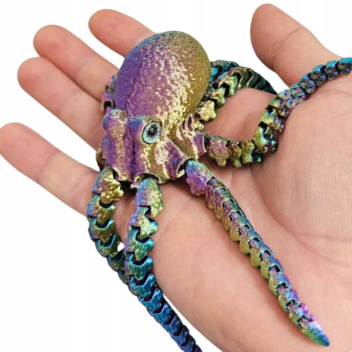 Octopus Dragon 3D Printing Articulated Realistic Moving Figurine with Printer Packaging status original