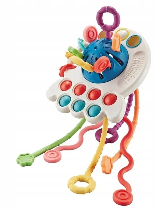 Octopus Sensory Toy Anti-Stress Dragging Teether Manufacturer code CH-221609