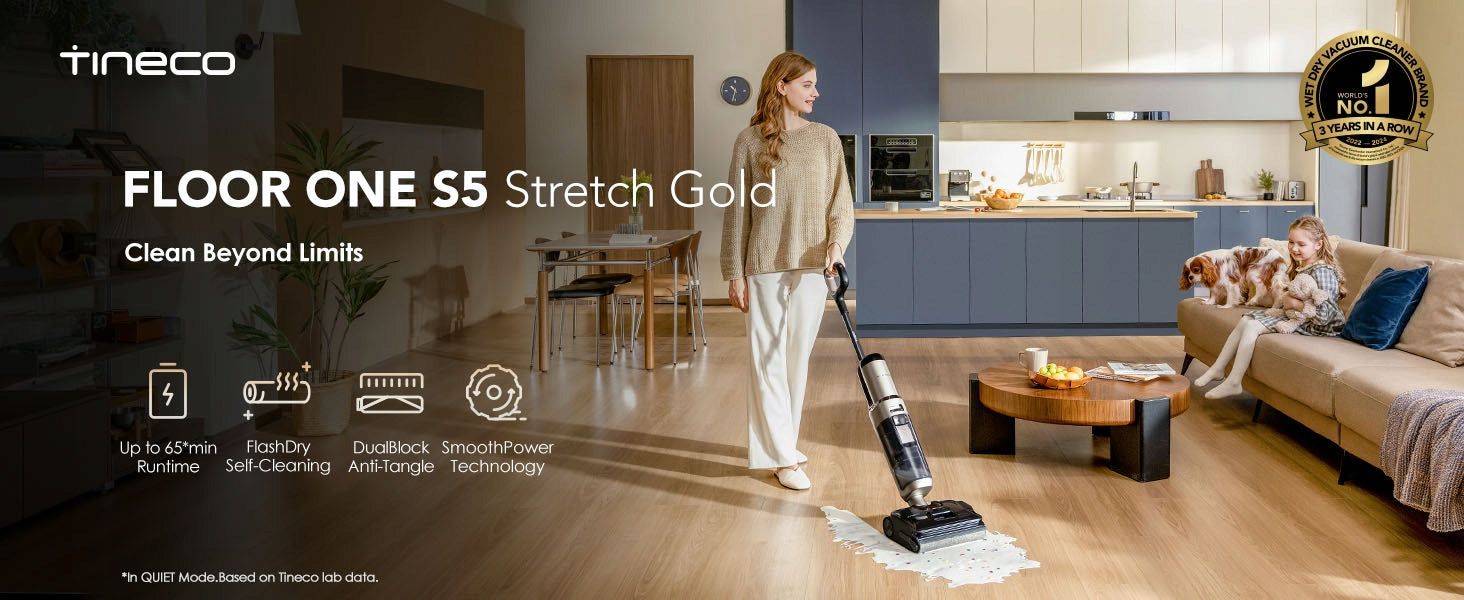 Odkurzacz Myjący Tineco Floor One S5 Stretch Gold Packaging status original