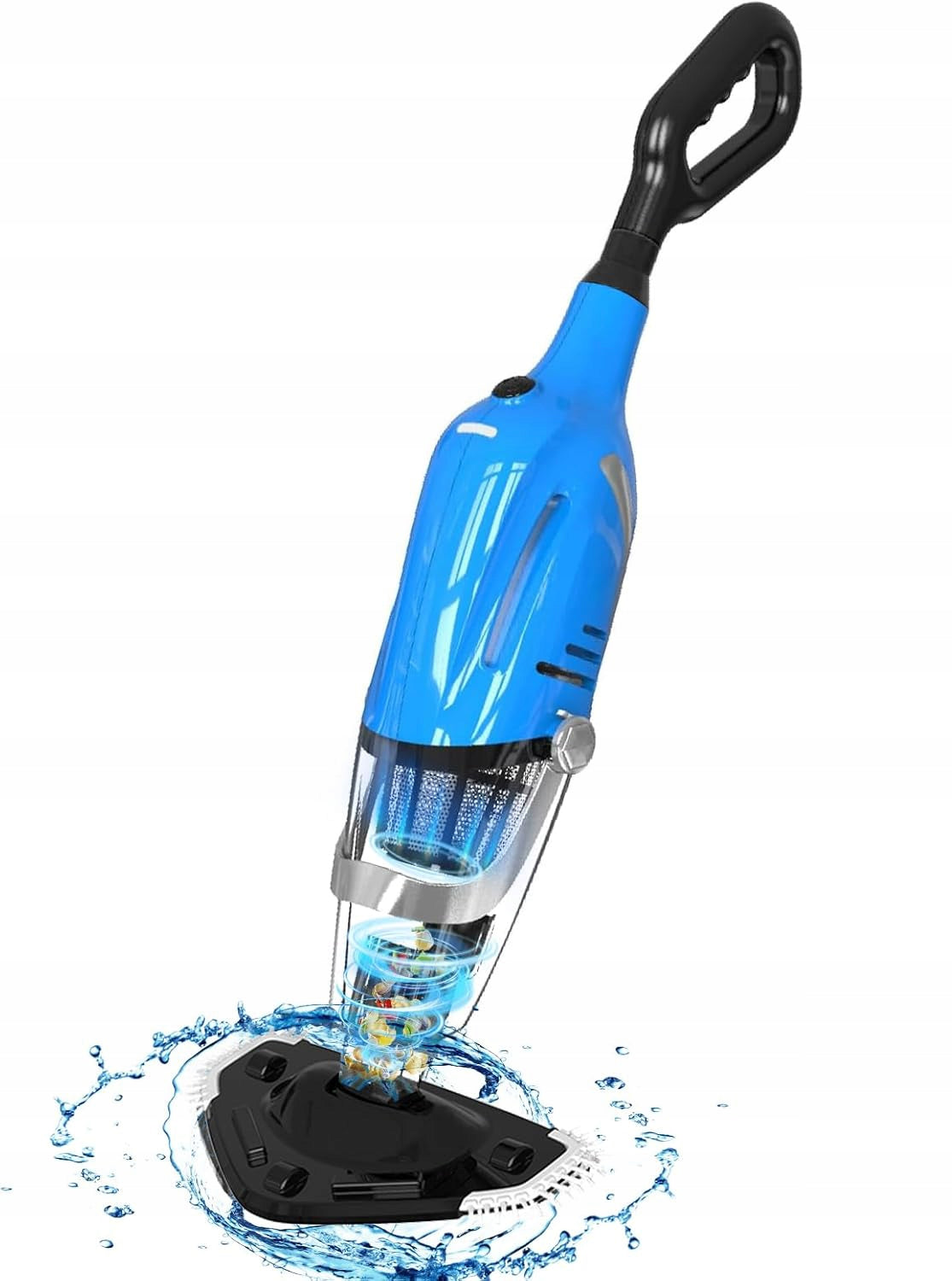 Odkurzacz basenowy PoolyPoly 1818 bezprzewodowy srebrny regulowana rączka Manufacturer code B0DQP2QMG5