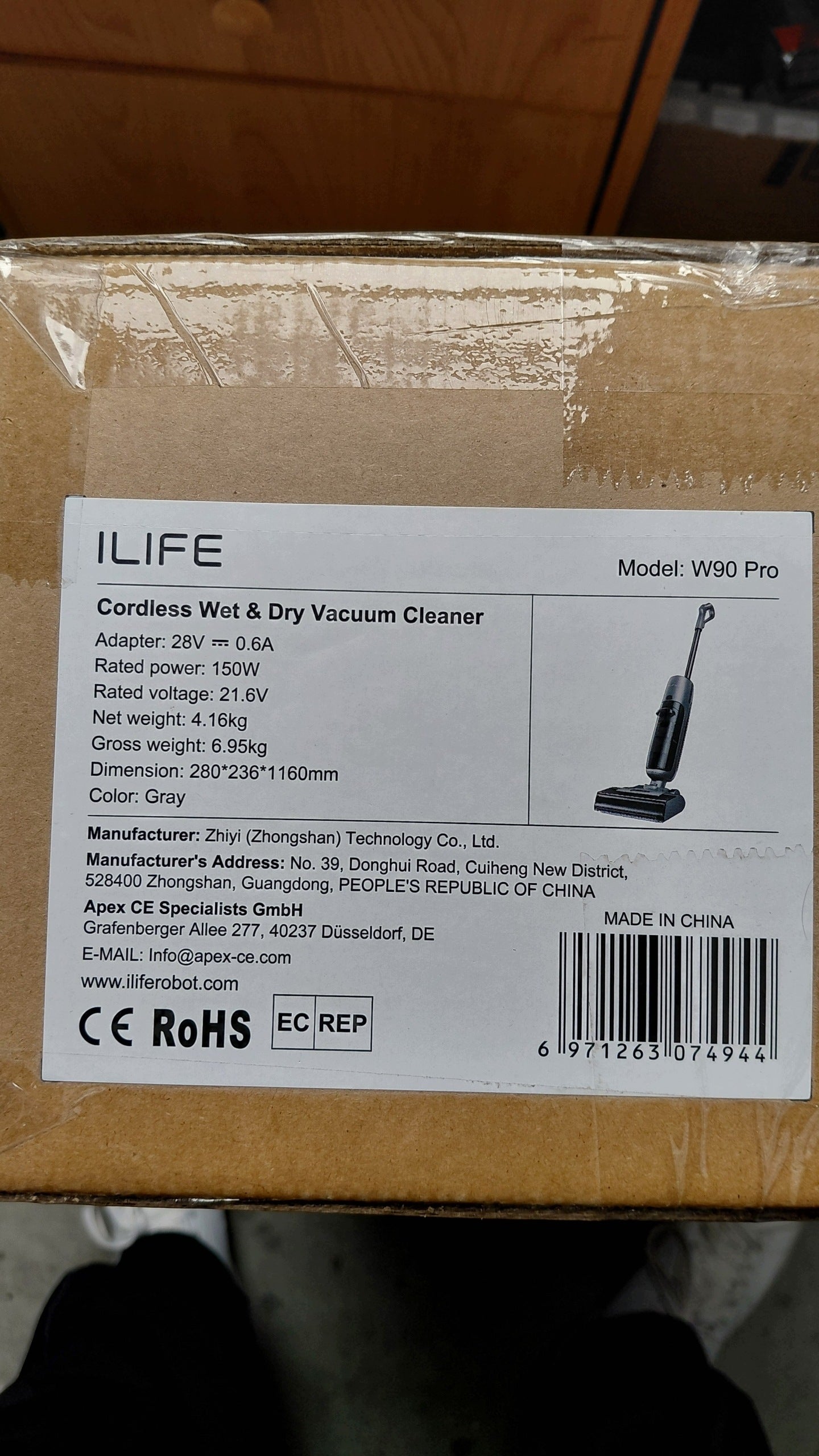 Odkurzacz wodny iLIFE W90 PRO 2026 150 W czarny Brand iLife