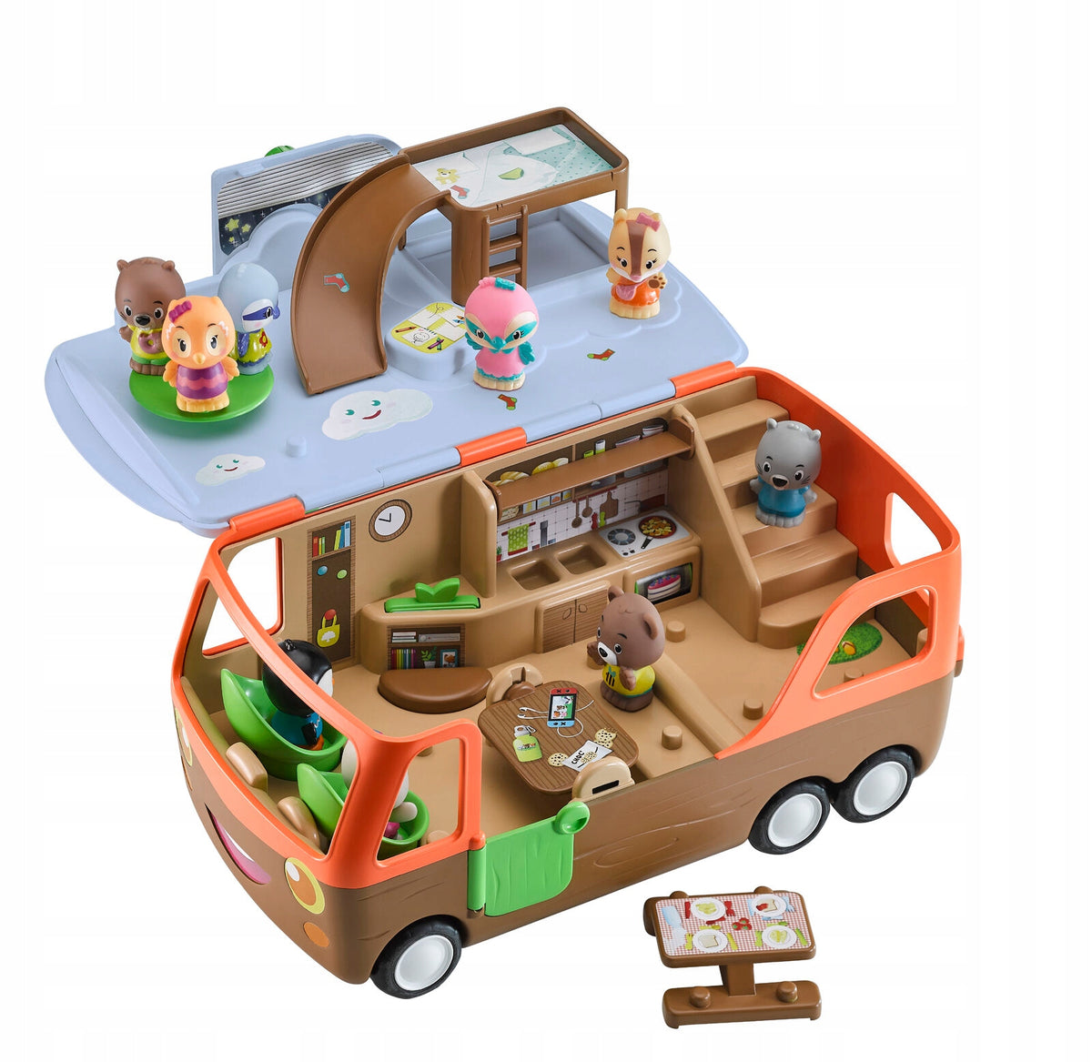 Off-Road Vehicle Clorophile Le Camping-Car Camper Akcesoria Animal Figurines EAN (GTIN) 3056567002138