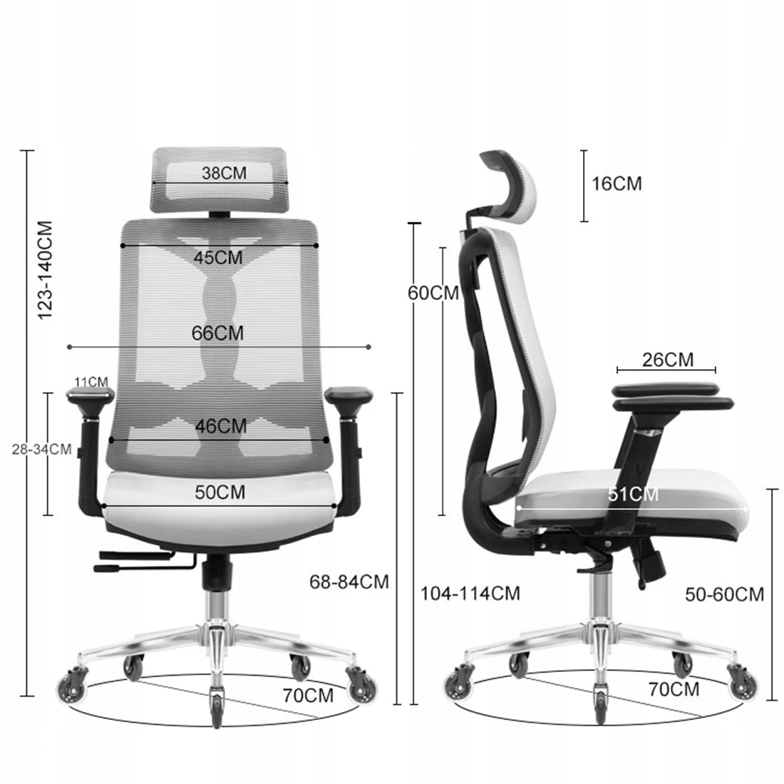 Office Chair 150KG Rotating Armrests 4D EGRONOMIC Spacetronnik EAN (GTIN) 5907100094005