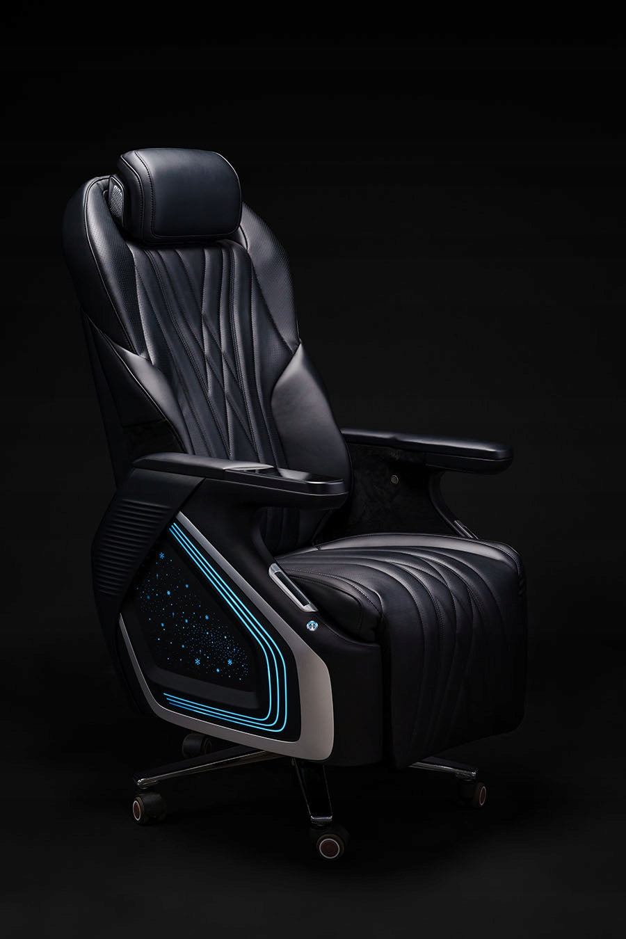 Office Chair Electric Premium Massage Heating Ventilation Audio Bluetooth Packaging status original
