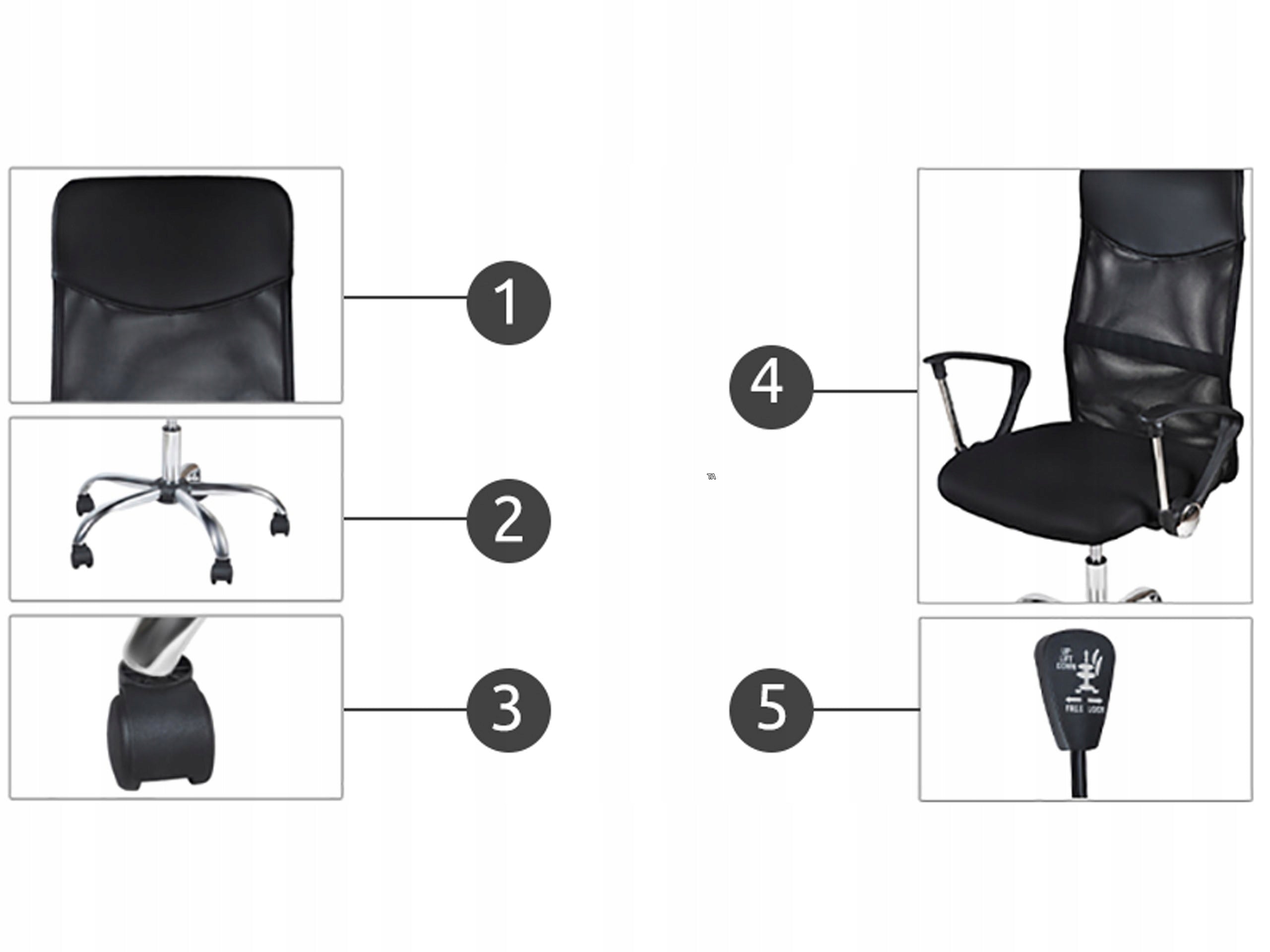 Office Chair Ventilated Swivel Office Chair Swivel Gaming Office Chair Packaging status original