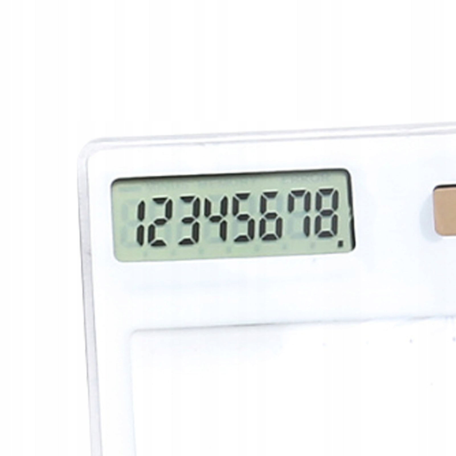 Office Home Portable Solar Calculator with Touch Screen 8 Digit LCD White Brand no brand