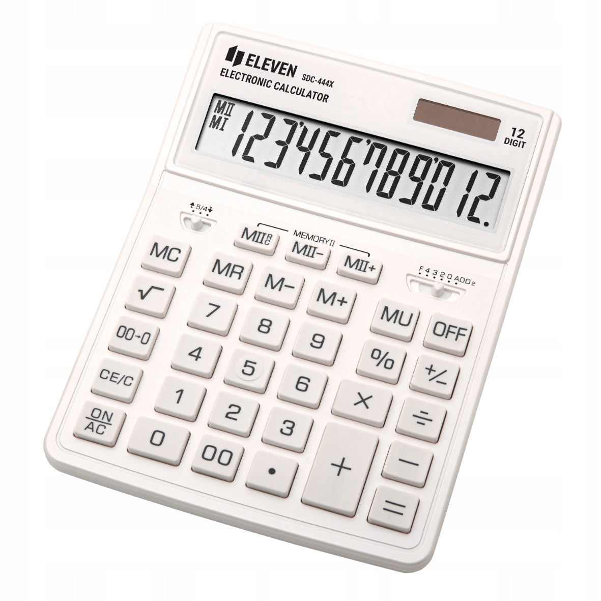 Office calculator Eleven SDC-444XRWH white