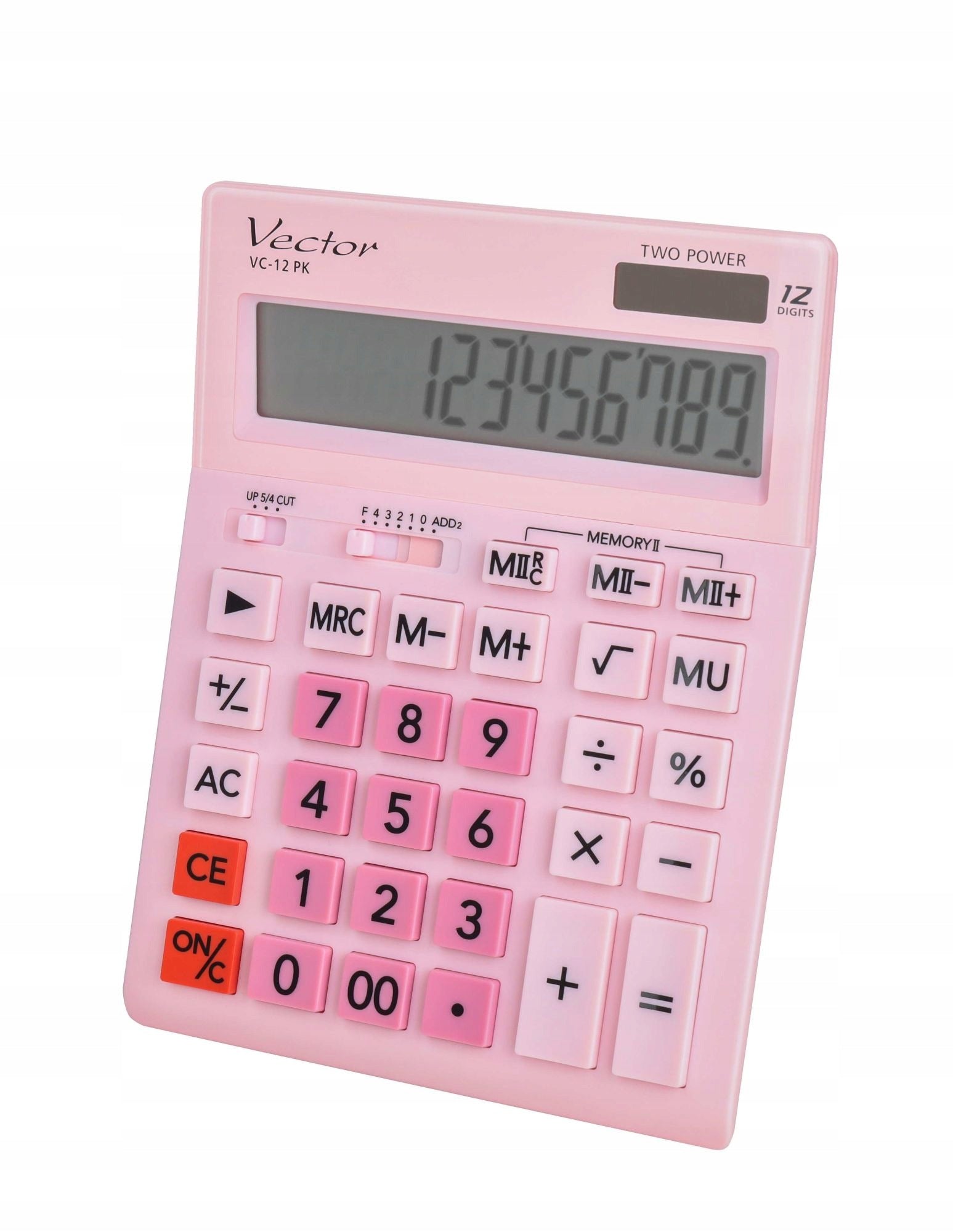 Office calculator Vector VC-12 PK pink