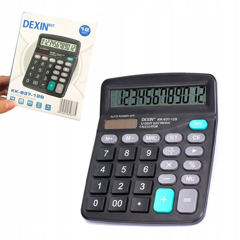 Office calculator large 12 digits display for office