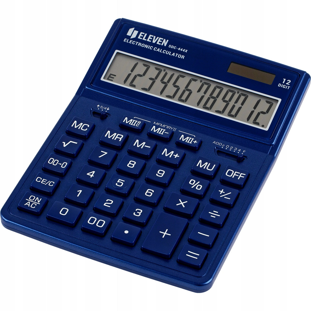 Office calculator multifunctional ELEVEN SDC-444XRNV blue Manufacturer code SDC-444XRNVE