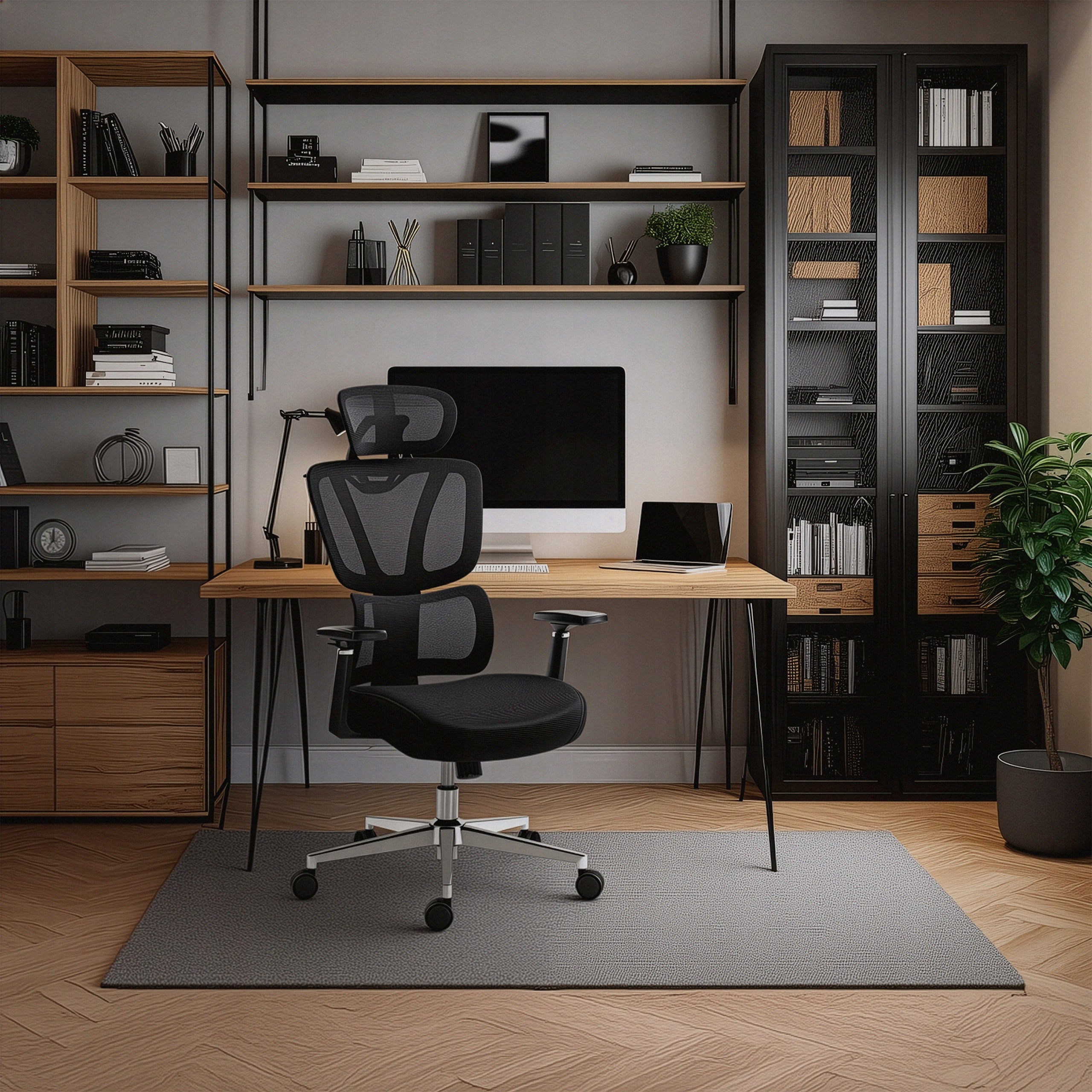 Office chair Swivel ERGONOMIC office chair on wheels up to 130k Brand Markadler