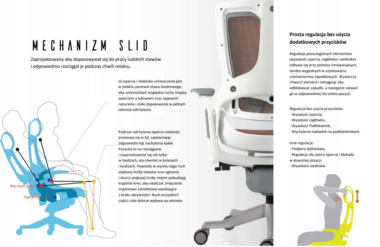 Office chair Wau 2 ergonomics office work design EAN (GTIN) 5908242405612