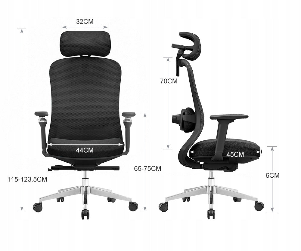 Office swivel chair ANGEL physio Massage Floor 5D Headrest 3D Synchro Health and Safety Packaging status original