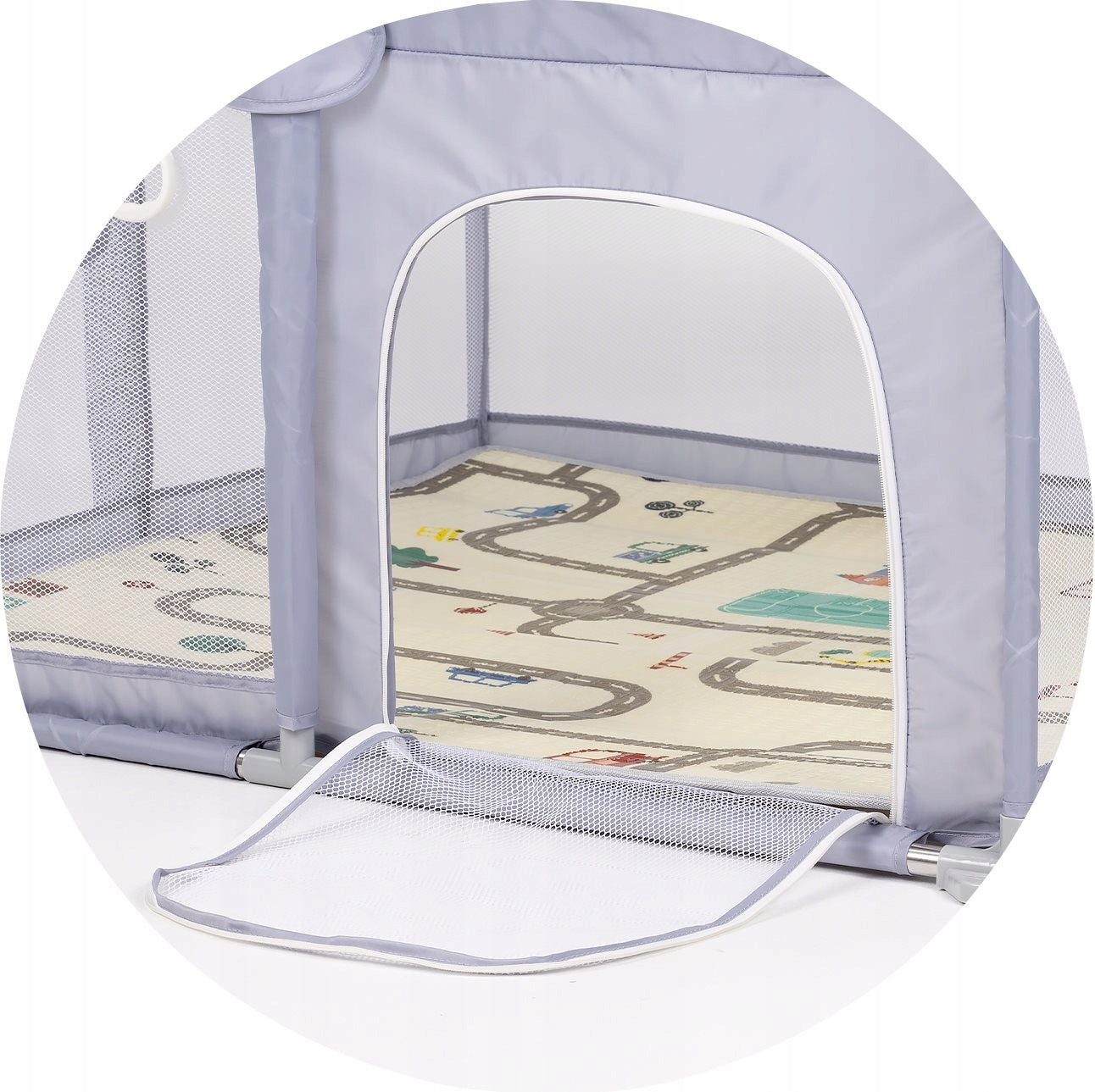 Ohrádka Chipolino Laguna Grey 2026 XXL 200 x 180 cm Manufacturer code KOILA0251GY
