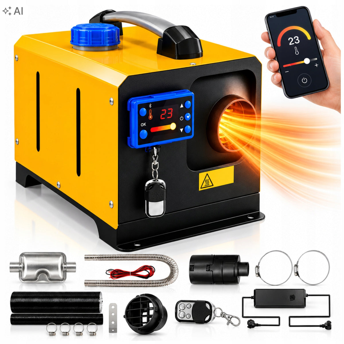 Oil Blower Combustion Heater for Garage 8kW Webasto 12/230V BT