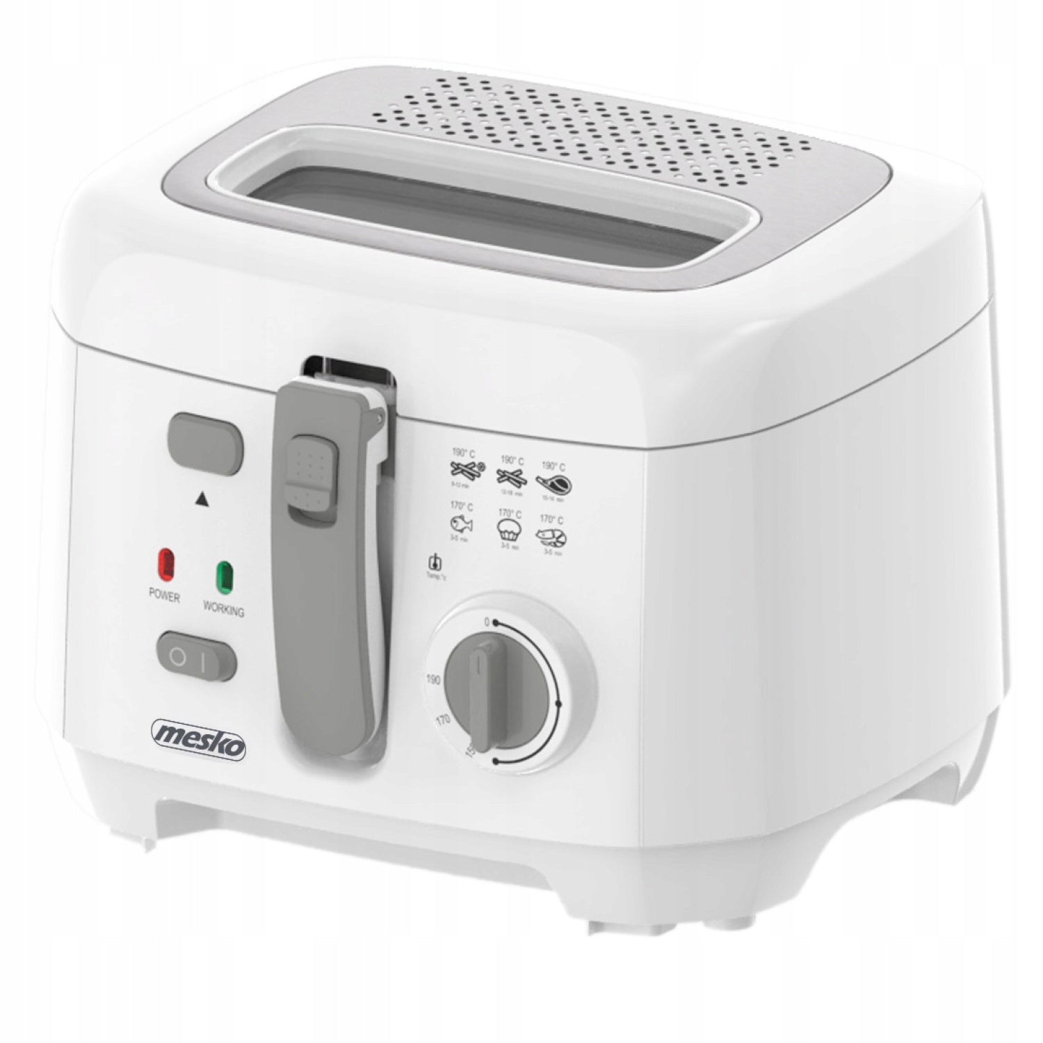 Oil Fryer 2,5L Compact Fryer 1800W Crispy Fries MESKO Manufacturer code 123692566