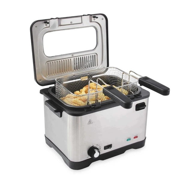 Oil Fryer Quigg GT-DFK3-02 2000W 4L 3 Baskets