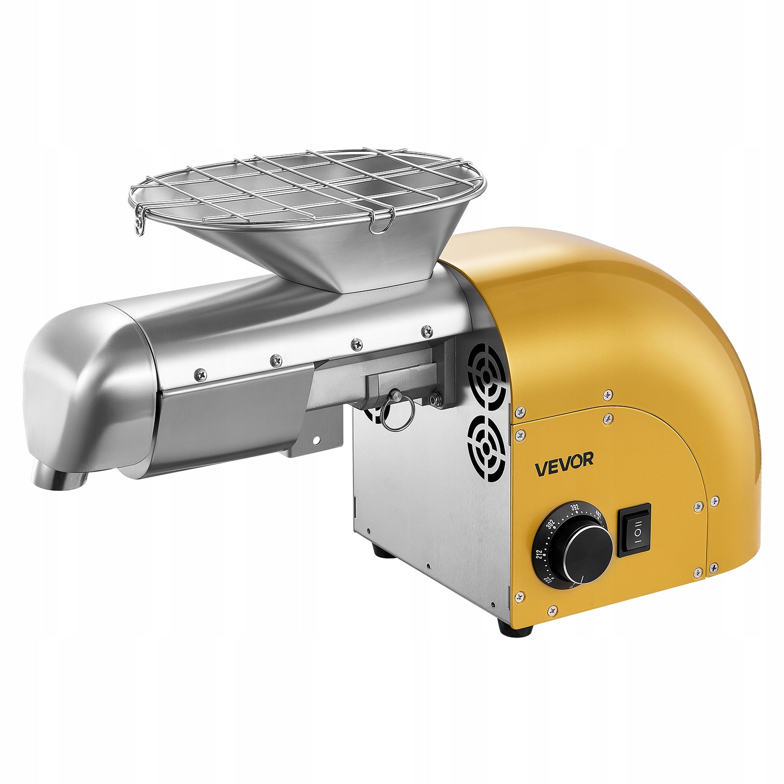 Oil Press 1250W Electric 5KG/H With Hot And Cold Pressing Brand Vevor