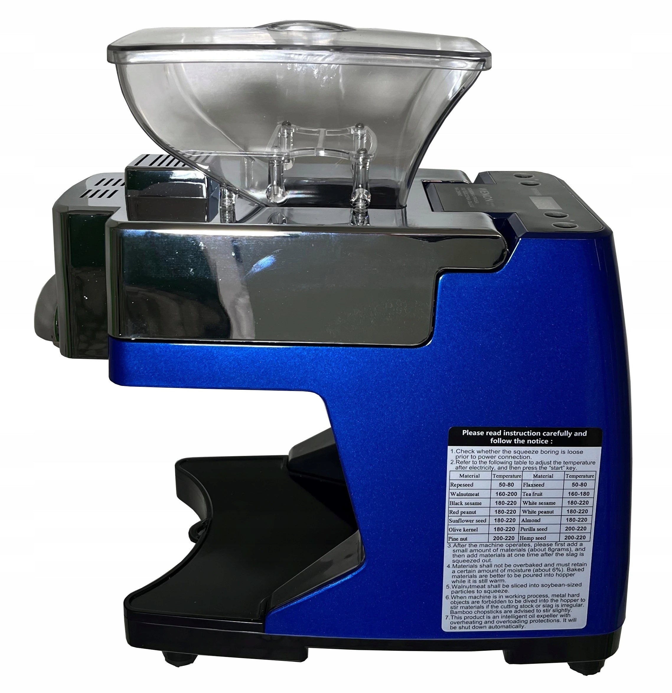 Oil Press Wenon Blue