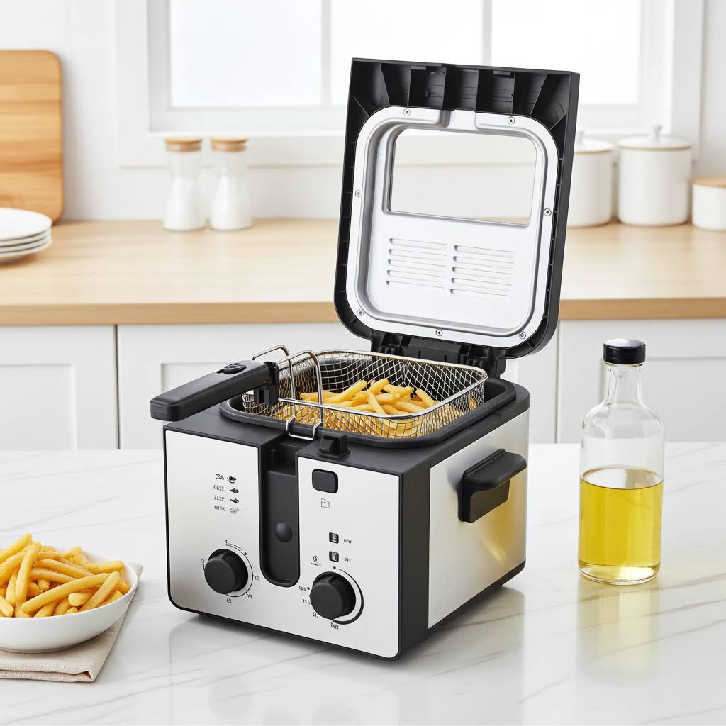 Oil fryer 1850W air fryer | timer large capacity thermostat Packaging status original