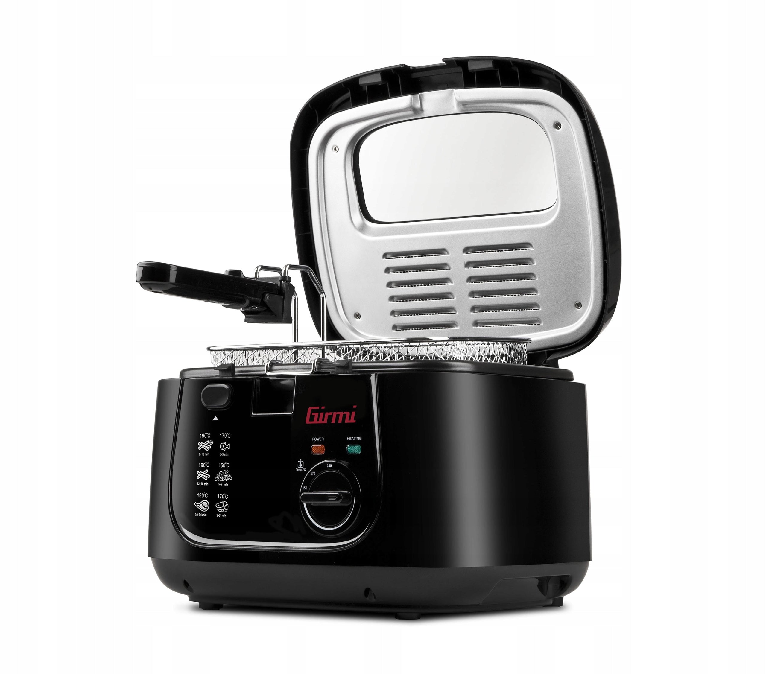 Oil fryer 2,5L 1800W Girmi FG21 temperature control Brand Girmi
