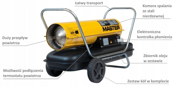 Oil heater Master B 100 CED 29 kW Manufacturer code B100CED