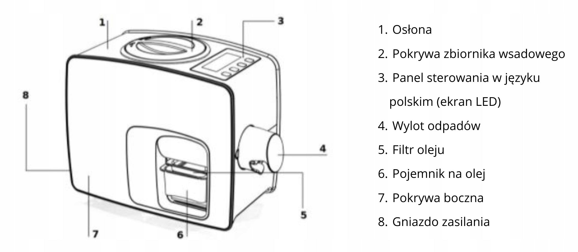 Oil press Alfa silver Manufacturer code Lifewellness.pl