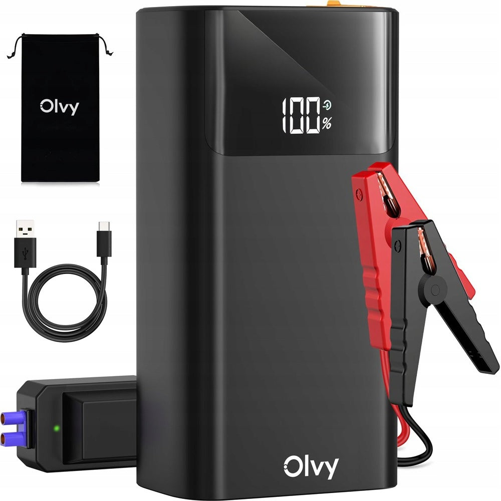 Olvy Jump Starter 12V 1500A Battery Booster Power Bank Brand Olvy