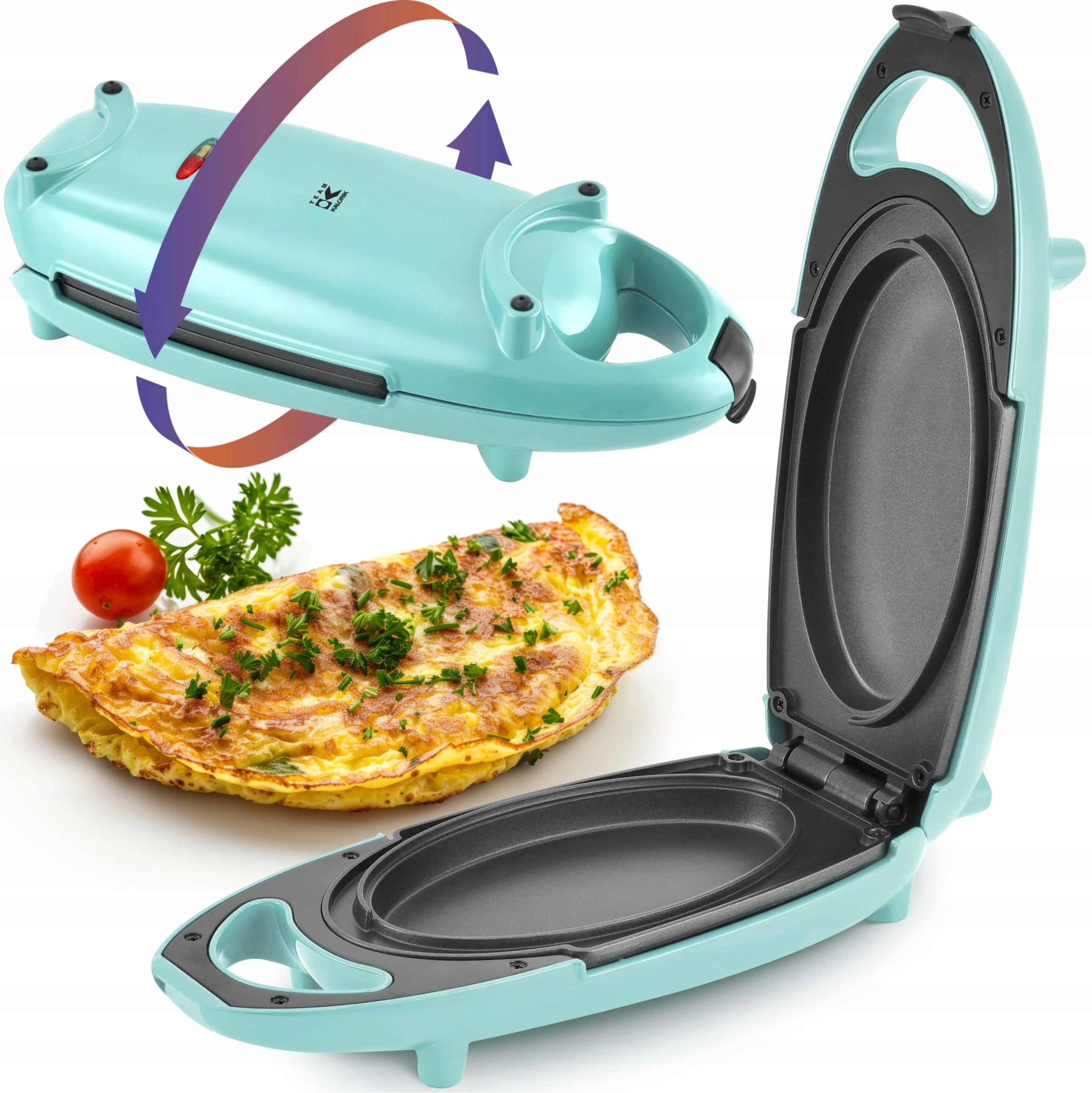 Omelette Toaster Omelette Maker 800W Frying Pan Grill OMLET MAKER