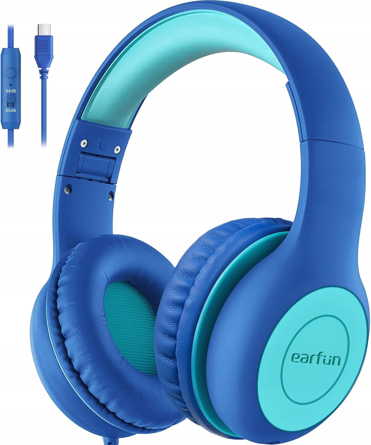 On-Ear Headphones Earfun K1 Kids Wired for Children Folding 85/94 dB