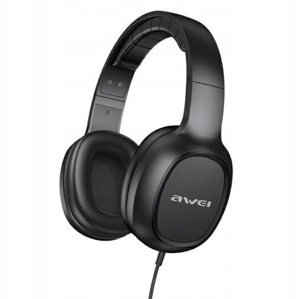 On-ear headphones AWEI GM-6 Jack 3.5mm Black