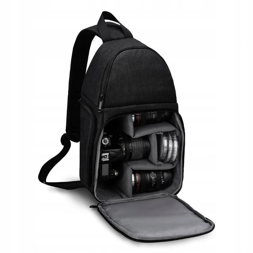 One shoulder photo backpack Caden D15 charm