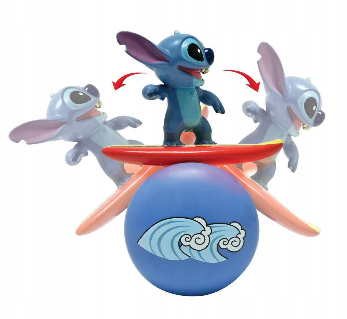 One-wheeled surfer robot Stitch Powerman with Led effects and sounds.