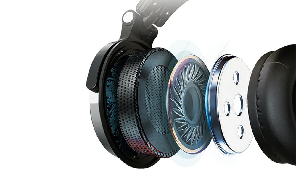 OneOdio PRO 10 Professional Wired Studio Over-Ear Headphones Gray Packaging status original