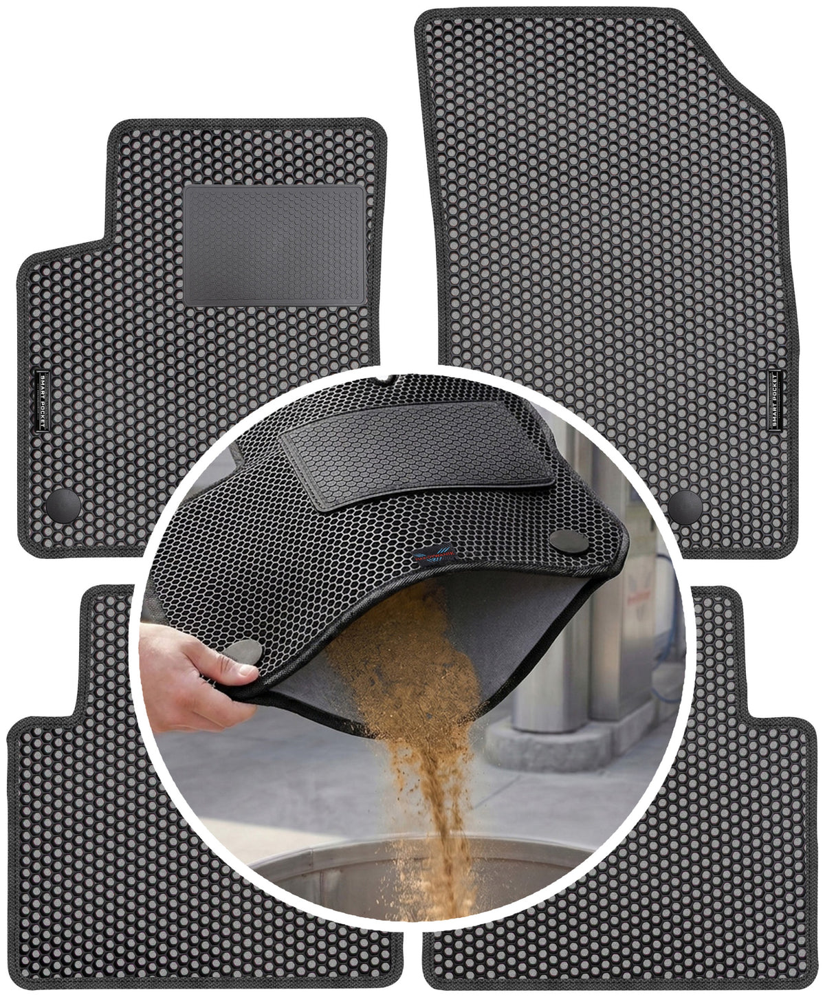 Opel Crossland X 2017-2024 EVA SMART POCKET Rugs