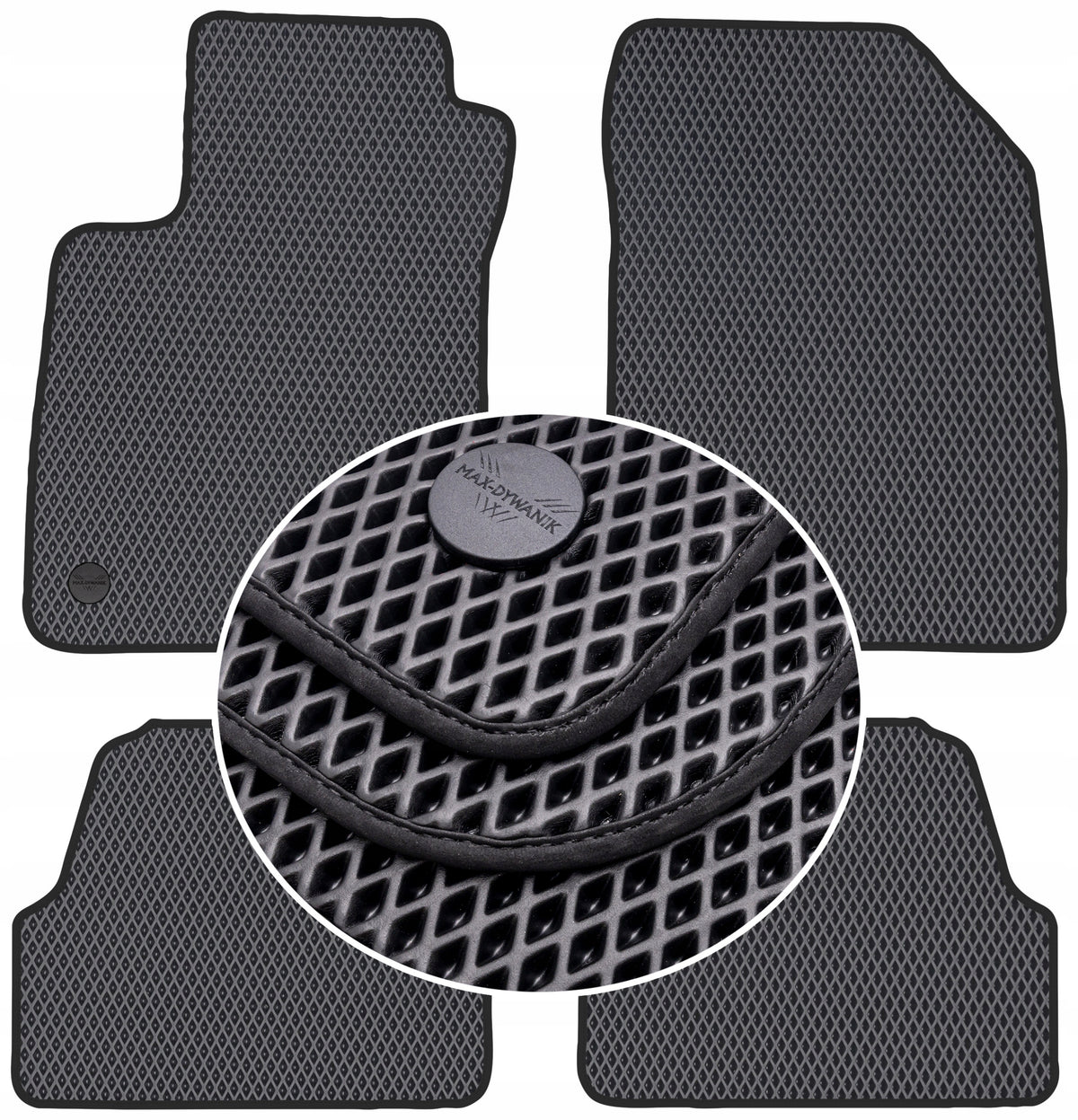 Opel Mokka X 2016-2019 EVA Rugs BLACK