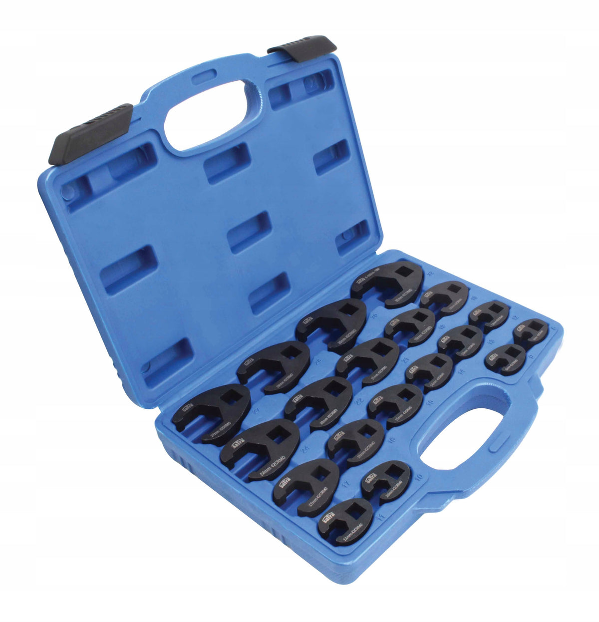 Open eye wrench Satra set of 19 pcs. 8-32 mm