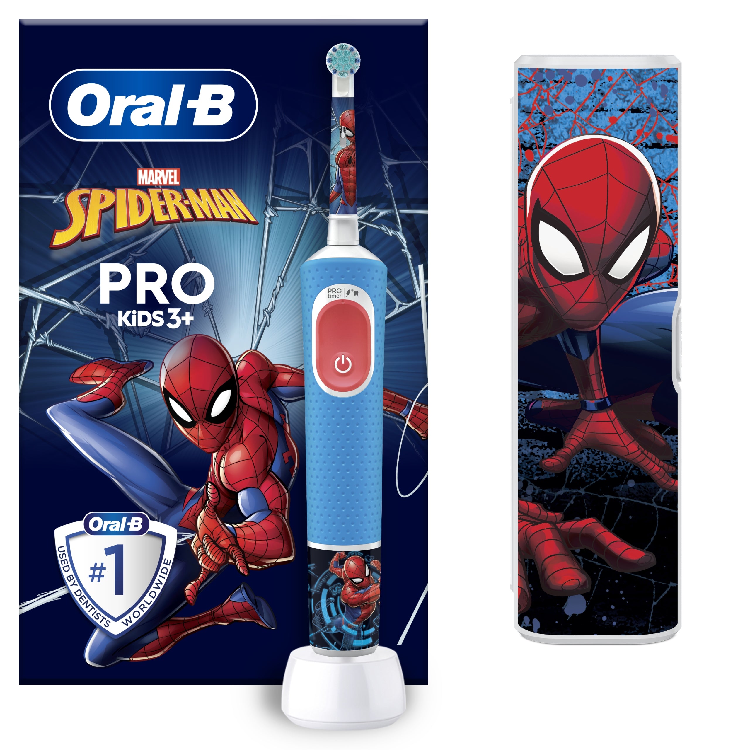 Oral-B PRO Kids 3+ Spider-Man Electric Toothbrush Case Brand Oral-B
