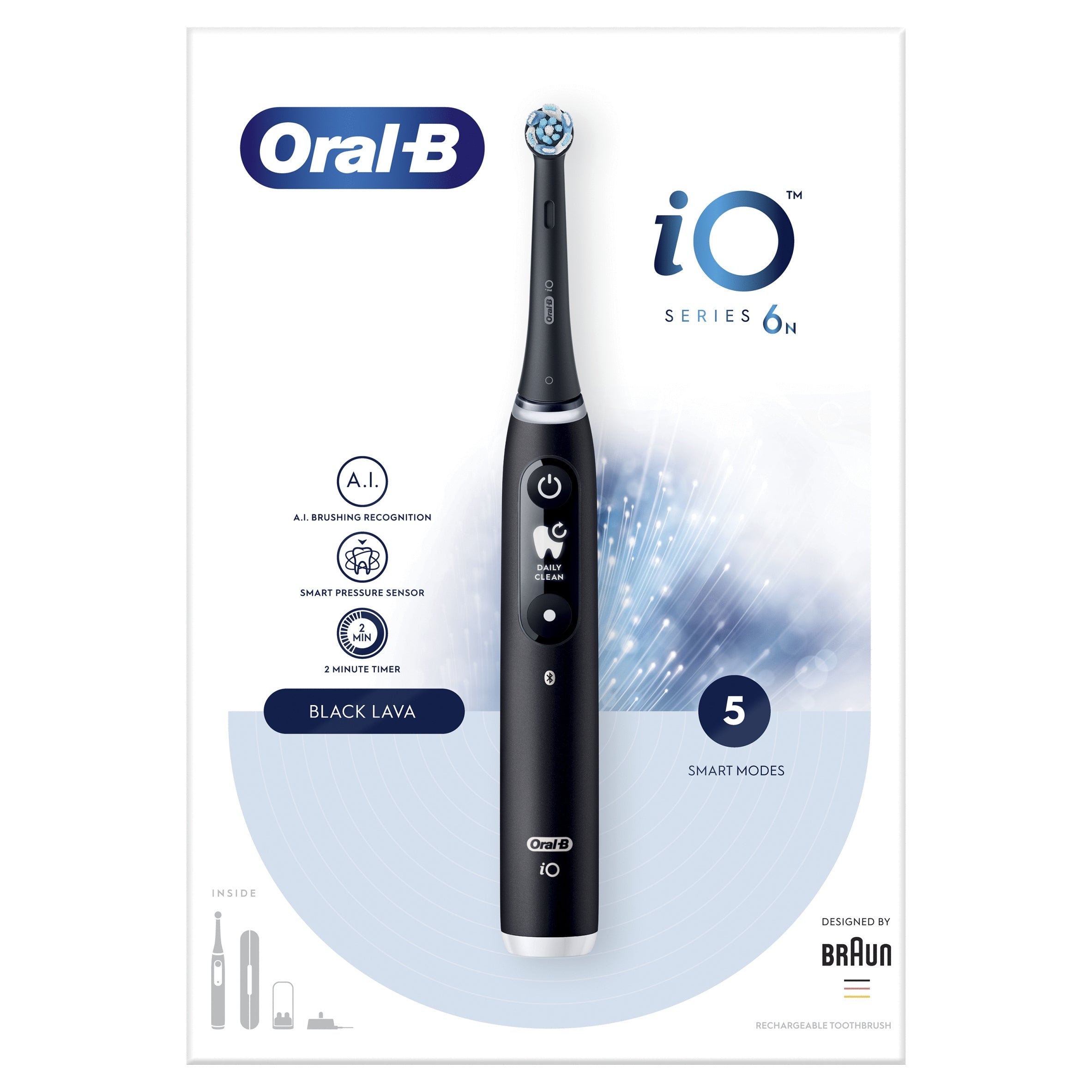 Oral-B iO 10 Ultimate Black Electric Toothbrush with Travel Case Brand Oral-B