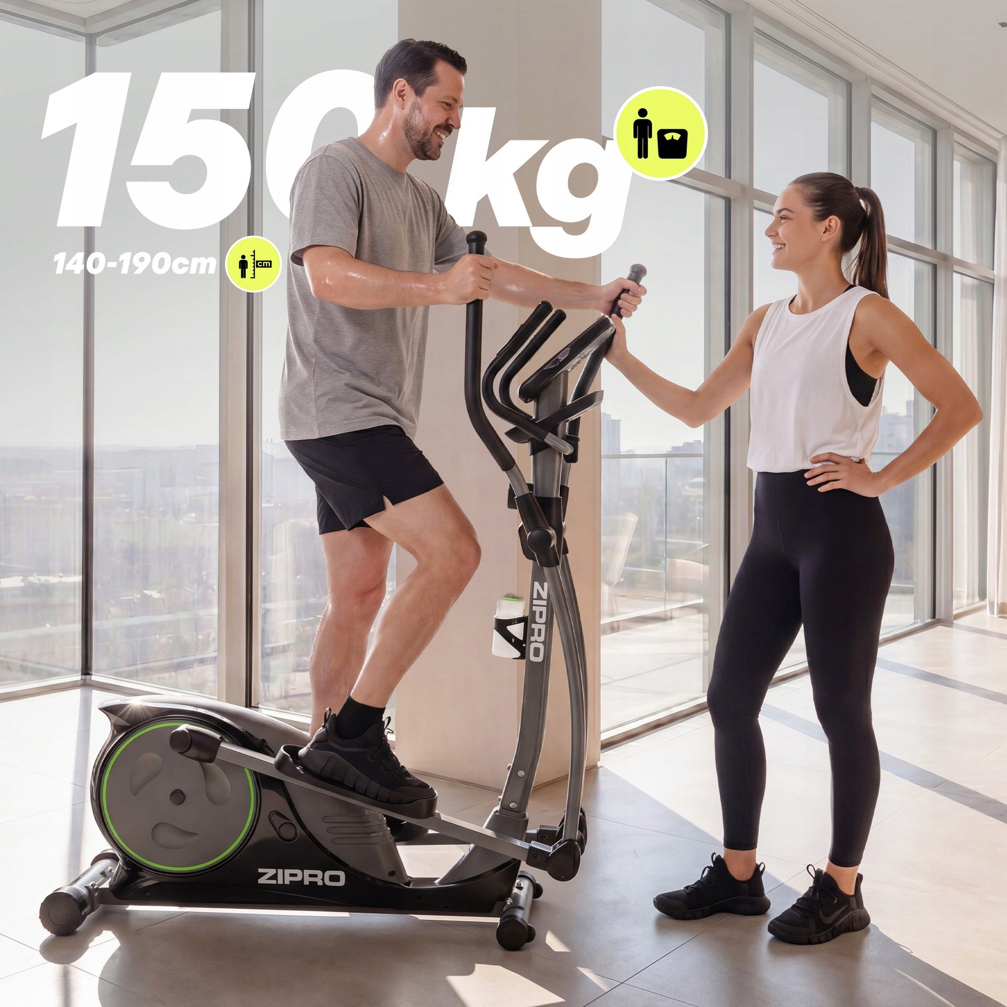 Orbi-Trek Magnetic Training Elliptical Trainer up to 150kg - Hulk Zipro Manufacturer code 1592672