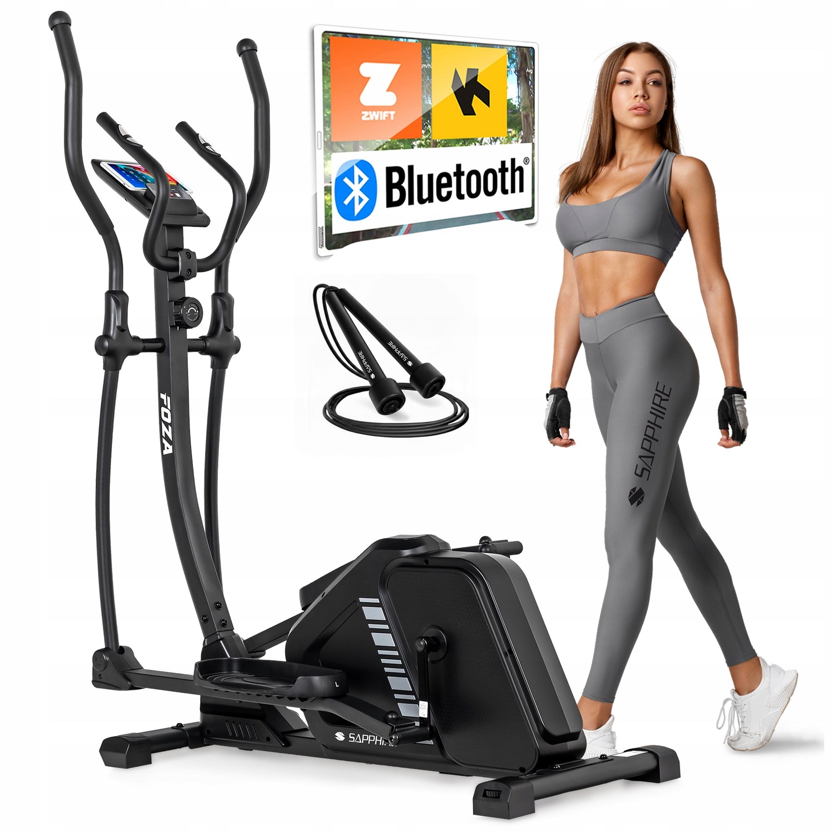 Orbi-trek MAGNETIC ELLIPTICAL TRAINER FOZA exercise bike APPLICATIONS