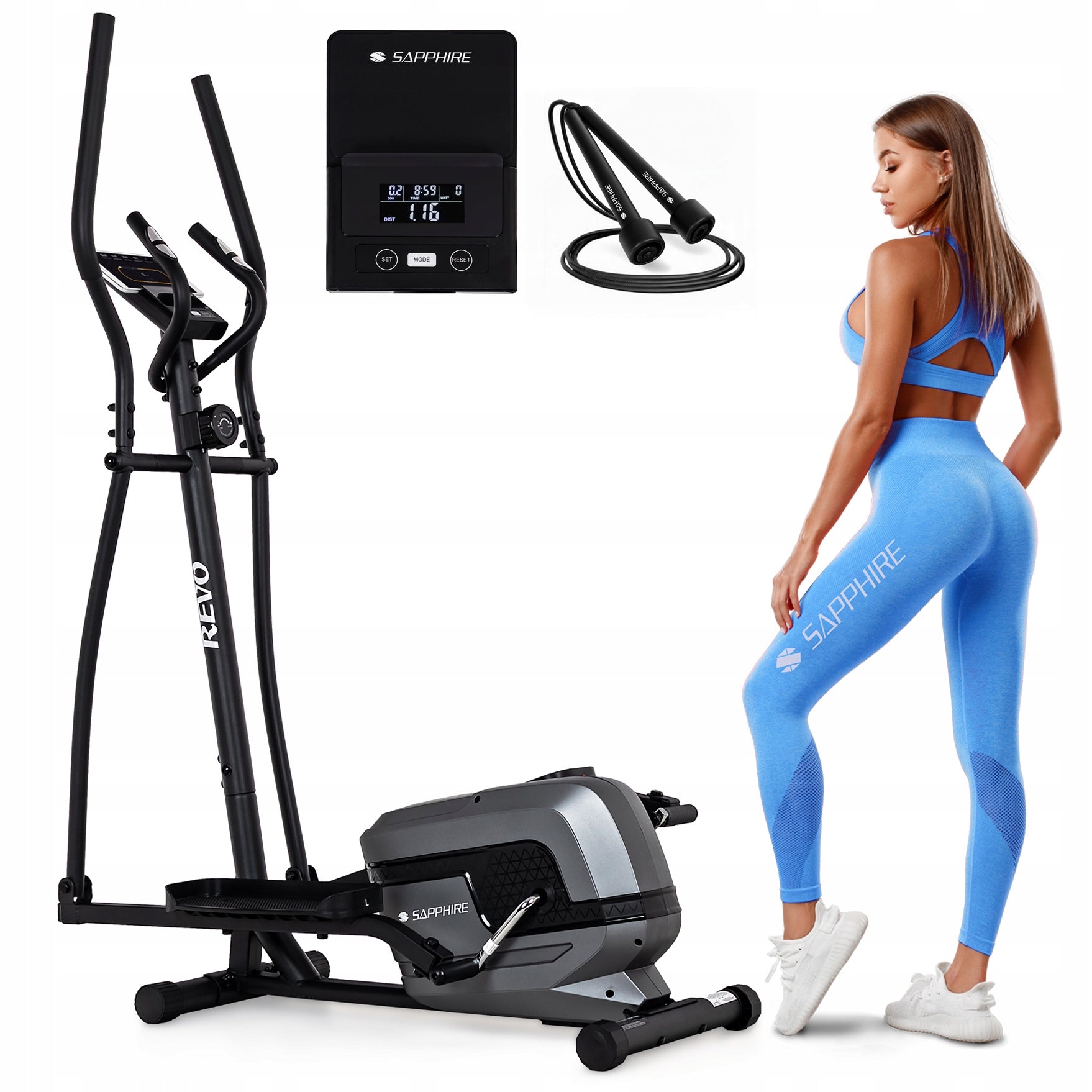 Orbi-trek MAGNETIC ELLIPTICAL TRAINER REVO exercise bike UP TO 150kg