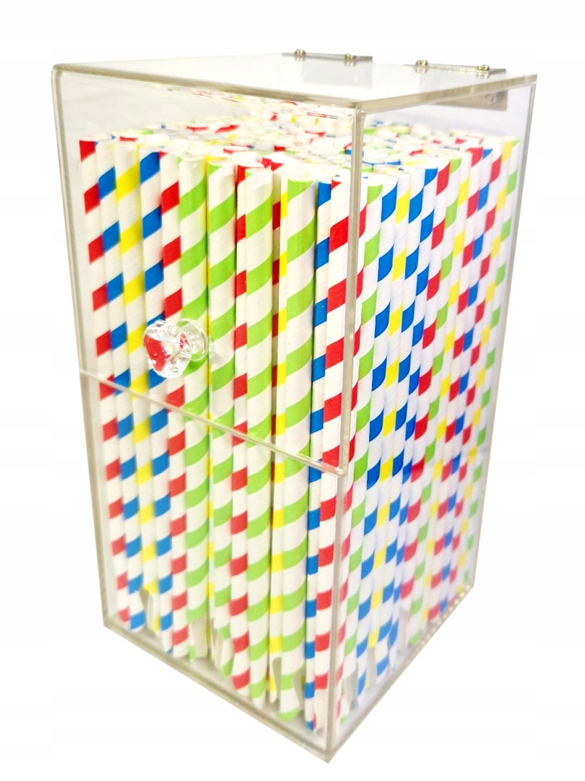 Organizer container for straws and stirrers